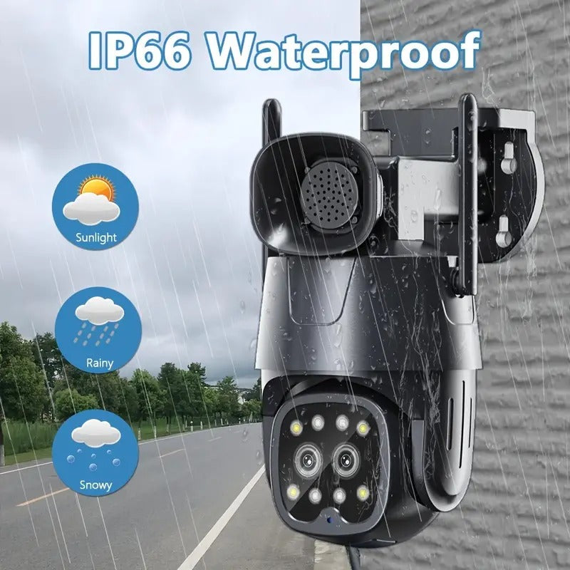 Cámara de Vigilancia 4G Doble Lente - Zoom 10x