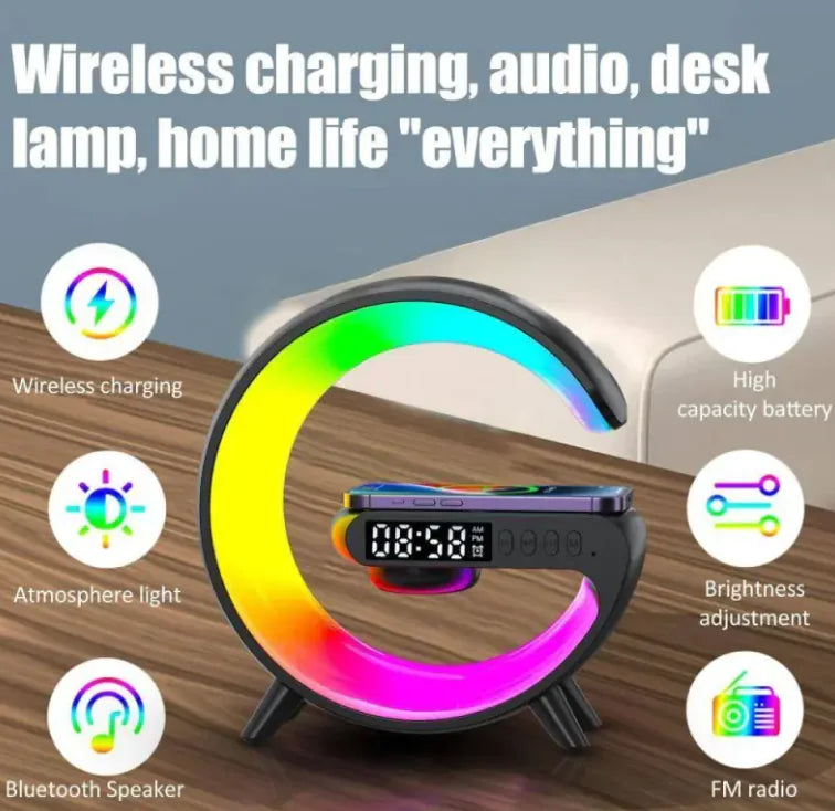 Lámpara Inteligente 3-en-1 con Altavoz Bluetooth